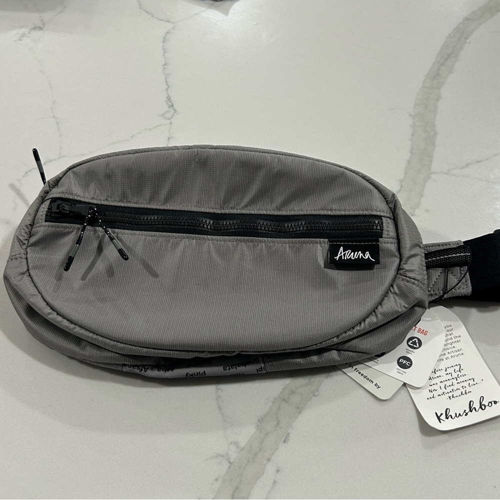 Gray Belt Bag